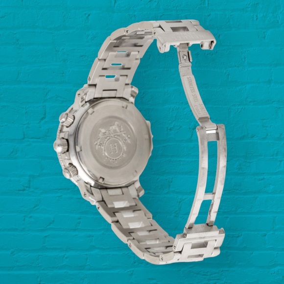 Authentic Hermes Clipper Watch with original Box - Picture 6 of 8